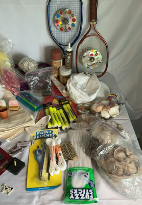 Arts and Crafts Supplies, Shells, etc. - Image 1 of 5