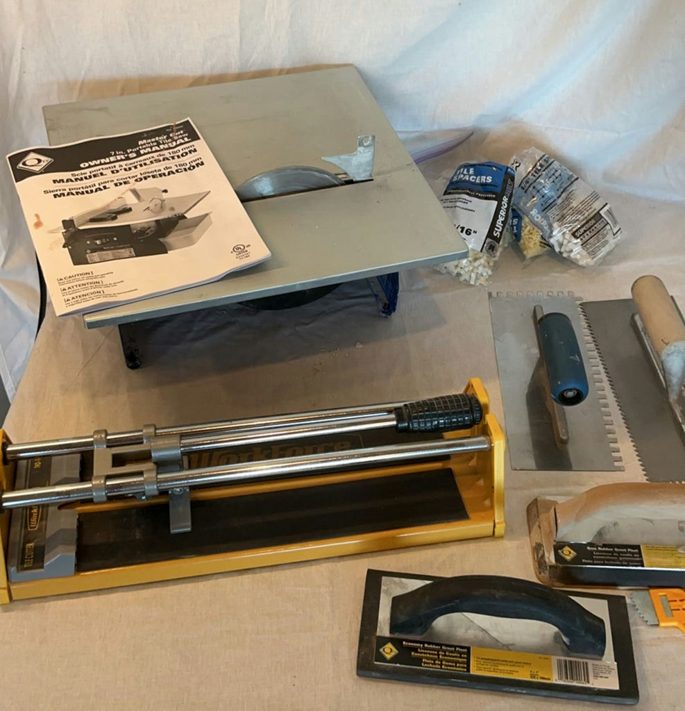 Master Cut 7-inch Portable Tile Saw with Manual and Accessories - image 1 of 4