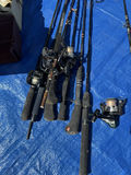 Collection of fishing rods, reels, and tackle - thumbnail 14 of 14