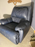 Navy Action Industries 'Leather' Recliner - thumbnail 4 of 7