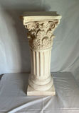 White Column And Wood Birdcage - thumbnail 4 of 5