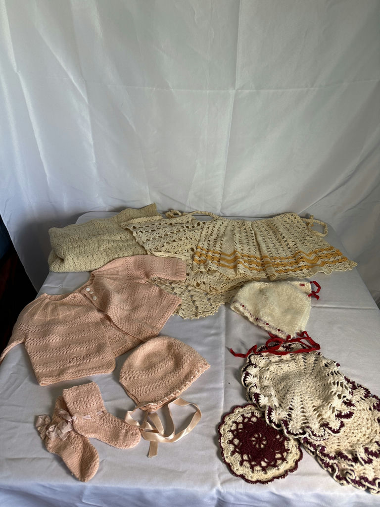 Vintage Crocheted and Knitted Baby Garments and Accessories - image 1 of 5