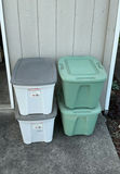 Stacked Plastic Storage Totes and Bins - thumbnail 3 of 7