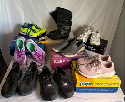 Assorted sneakers and boots, Womens' size 6 1/2-7 - Image 1 of 6