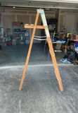 6 Foot Wood Ladder - thumbnail 1 of 3