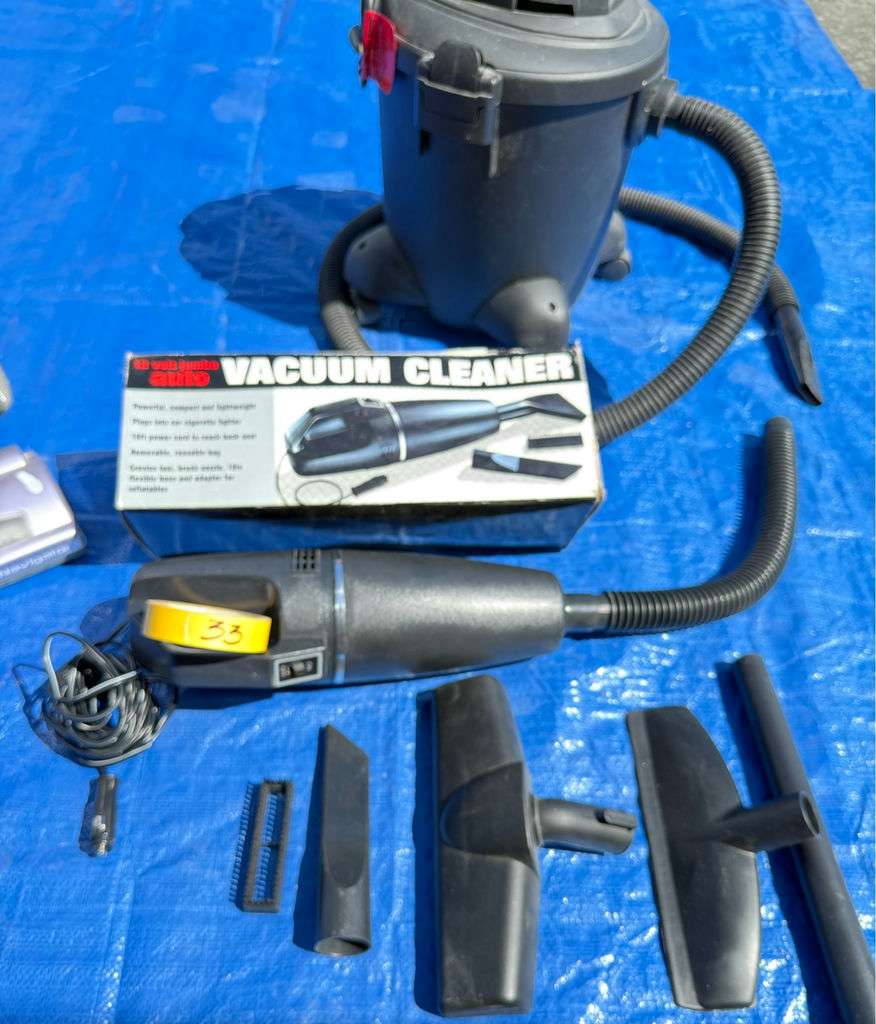 Shop-Vac, Hand vac and a Shark Upright vacuum, with hoses and attachments - image 2 of 5