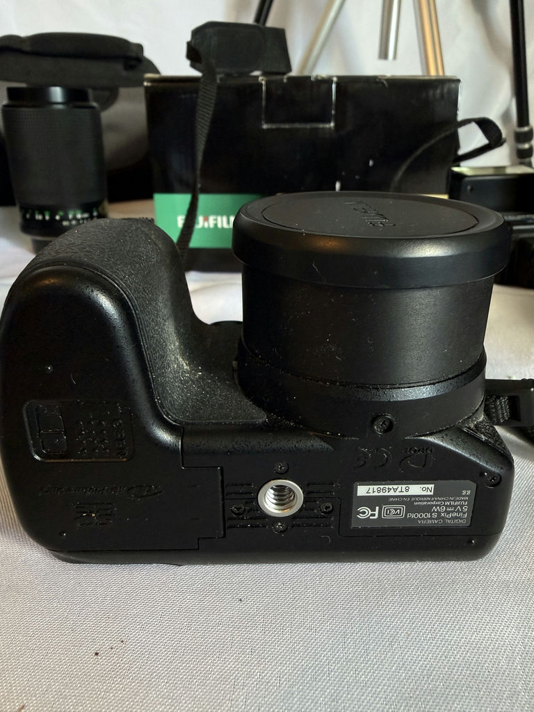 Assorted cameras, lenses, flash, and tripods - image 8 of 16
