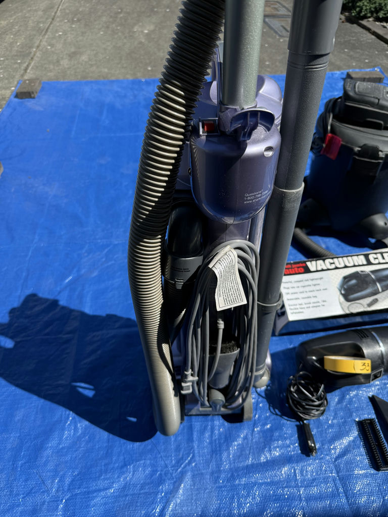 Shop-Vac, Hand vac and a Shark Upright vacuum, with hoses and attachments - image 5 of 5