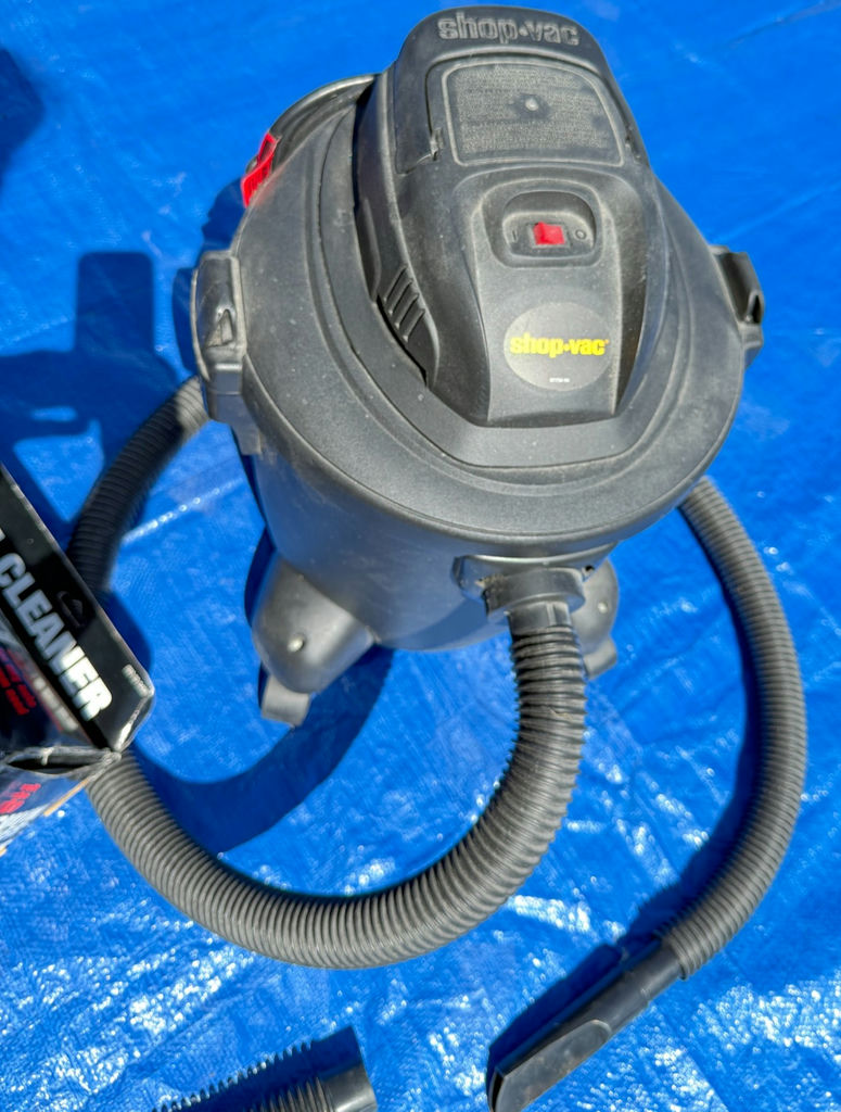 Shop-Vac, Hand vac and a Shark Upright vacuum, with hoses and attachments - image 3 of 5