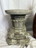 Roman style pedestal and vase with dried Willow - thumbnail 2 of 3