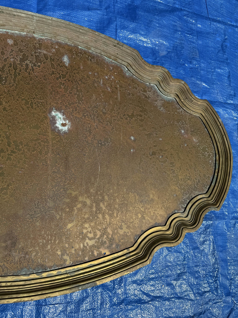 Solid Brass Table Top - image 3 of 4