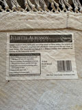 Round wool rug with central medallion and floral border - thumbnail 3 of 3