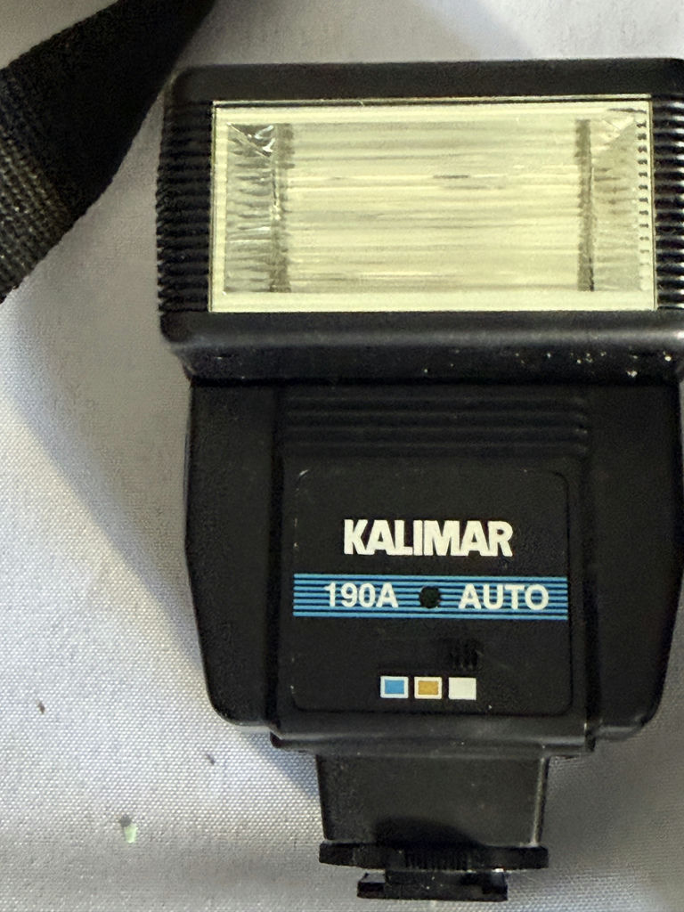 Assorted cameras, lenses, flash, and tripods - image 11 of 16