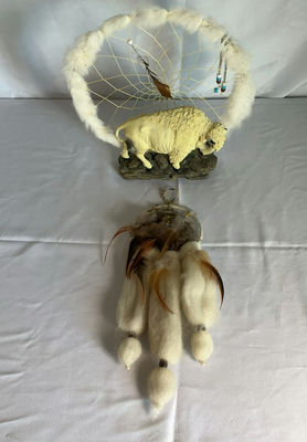 Dreamcatcher With Resin Buffalo And Second Dreamcatcher - Image 1 of 4