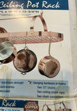 Steel with Copper Finish Pot Rack - thumbnail 5 of 5