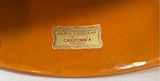 Blue ceramic bakeware set with yellow floral planter and cherry-pattern dishware - thumbnail 3 of 7