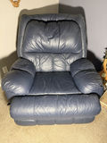 Navy Action Industries 'Leather' Recliner - thumbnail 1 of 7