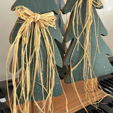 Decorative Wooden Christmas Trees and Wall Clock - thumbnail 3 of 6
