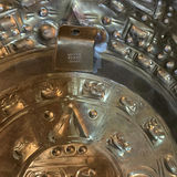 Decorative metal plate with Aztec calendar design - thumbnail 5 of 6
