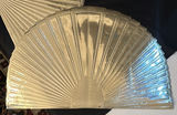 Set of Eight Fan-Shaped Gold Placemats - thumbnail 2 of 3