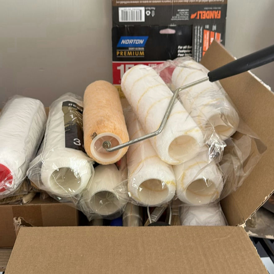 Assorted painting supplies and power tools - image 5 of 9