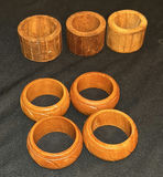 Assorted Metal and Wooden Napkin Rings - thumbnail 8 of 10
