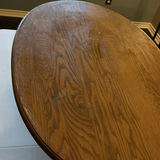 Oak Oval Pedestal Table - thumbnail 5 of 5