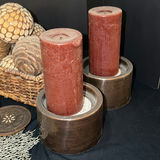 Dried botanical decor with candles, potpourri jar, and coasters - thumbnail 2 of 6