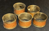 Assorted Metal and Wooden Napkin Rings - thumbnail 5 of 10