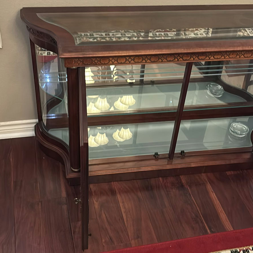 Wooden Glass Display Cabinet - image 3 of 7