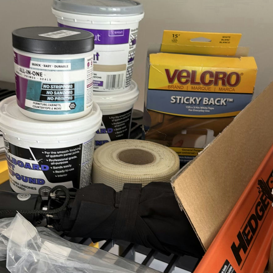 Assorted painting supplies and power tools - image 2 of 9