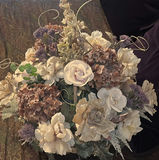 Decorative mirrors, butterfly wall art, and floral basket arrangement - thumbnail 6 of 6