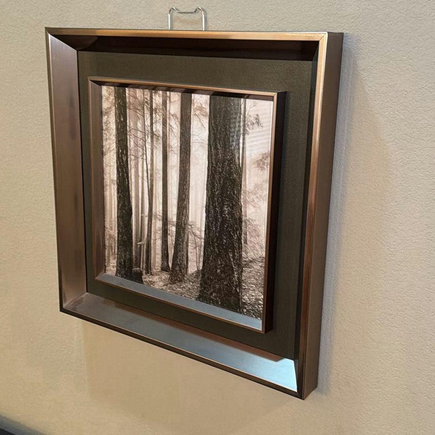 Framed Forest Scene Art - image 5 of 5