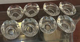 Set of Clear Glass Ashtrays - thumbnail 1 of 5