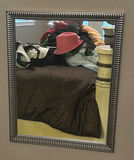 Decorative mirrors, butterfly wall art, and floral basket arrangement - thumbnail 3 of 6