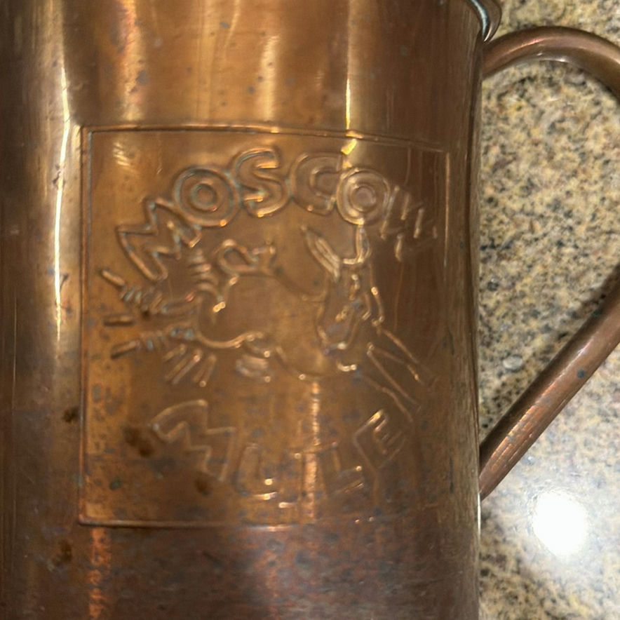 Copper Mugs and Wright's Copper Cream Tin - image 3 of 5