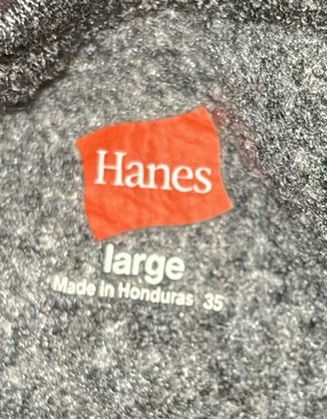 Blue jeans and gray Hanes sweatshirt - image 5 of 5