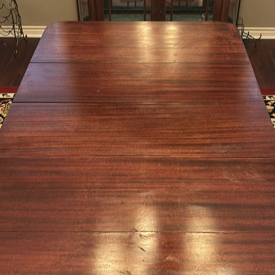 Wooden Pedestal Dining Table - image 3 of 14