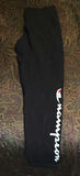 Black athletic pants with Champion and Adidas branding - thumbnail 7 of 7
