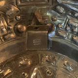 Decorative metal plate with Aztec calendar design - thumbnail 3 of 6