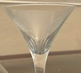 Set of Six Etched Martini Glasses - thumbnail 5 of 5