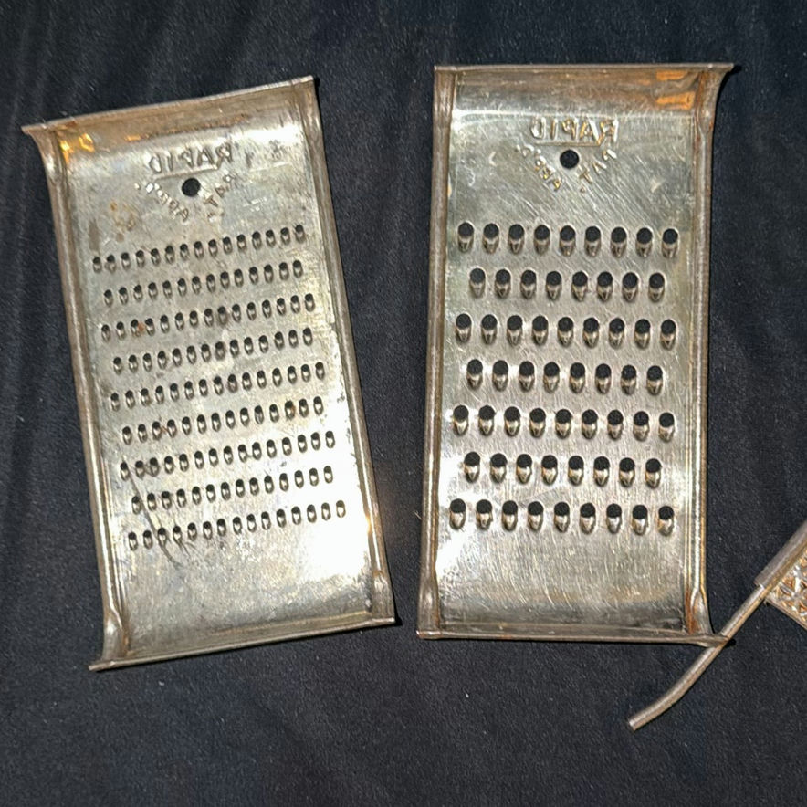 Vintage metal hand graters - image 6 of 6