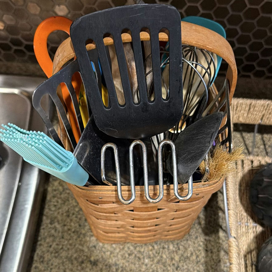 Kitchen Utensil Basket, Trivets, and Decorative Spheres - image 5 of 7