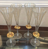 Four Champagne Flutes, Three Square Glass Dishes, and Texas-Themed Spoon - thumbnail 5 of 5