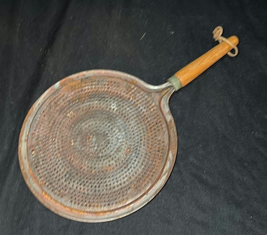 Vintage metal kitchen tools with wooden handles - image 1 of 6