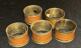 Assorted Metal and Wooden Napkin Rings - thumbnail 10 of 10