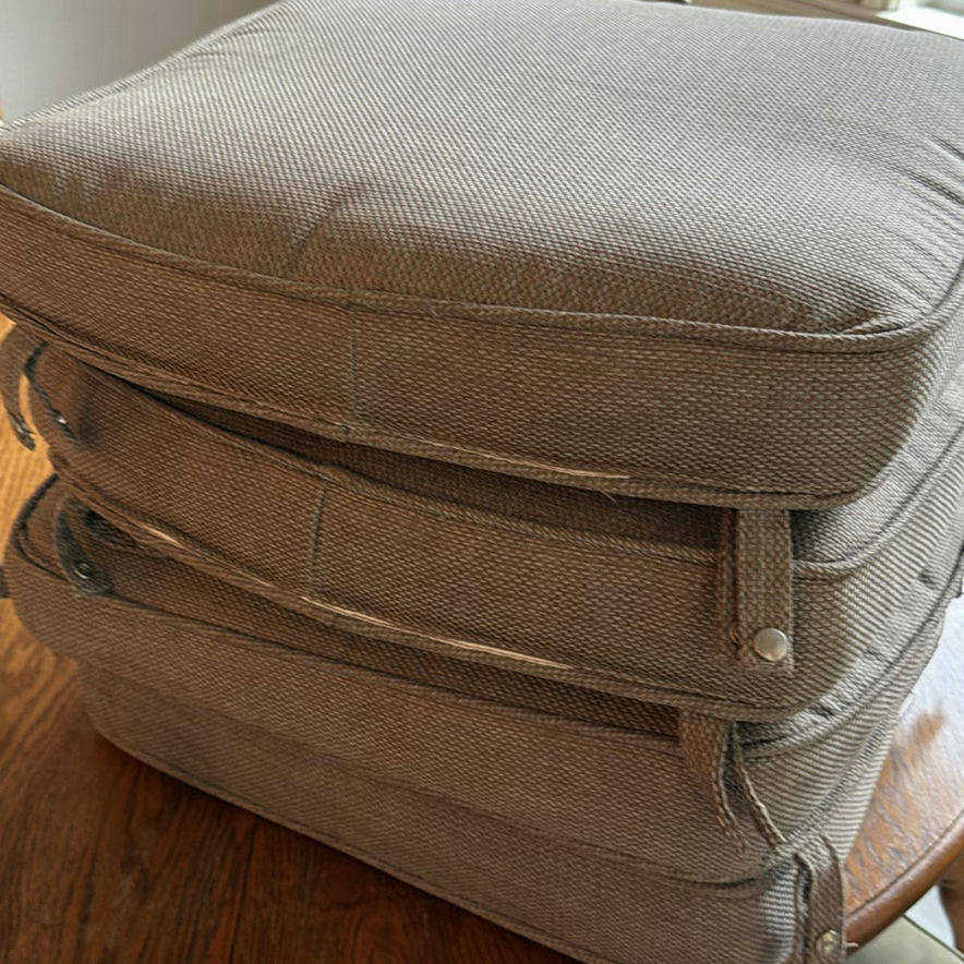 Gray fabric bags and decorative candle holder with tealights - image 1 of 8