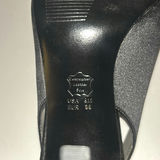 Black Bandolino pumps, pink leopard-patterned flip-flops, and black slingback sandals - thumbnail 10 of 13