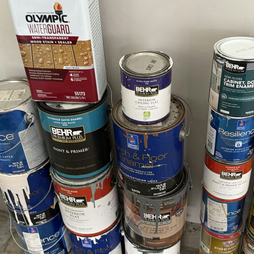 Assorted paint cans and primers - image 3 of 7