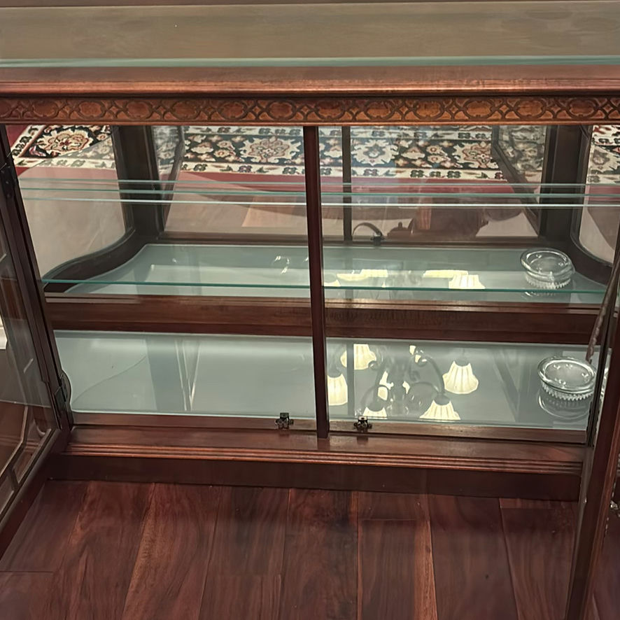 Wooden Glass Display Cabinet - image 5 of 7